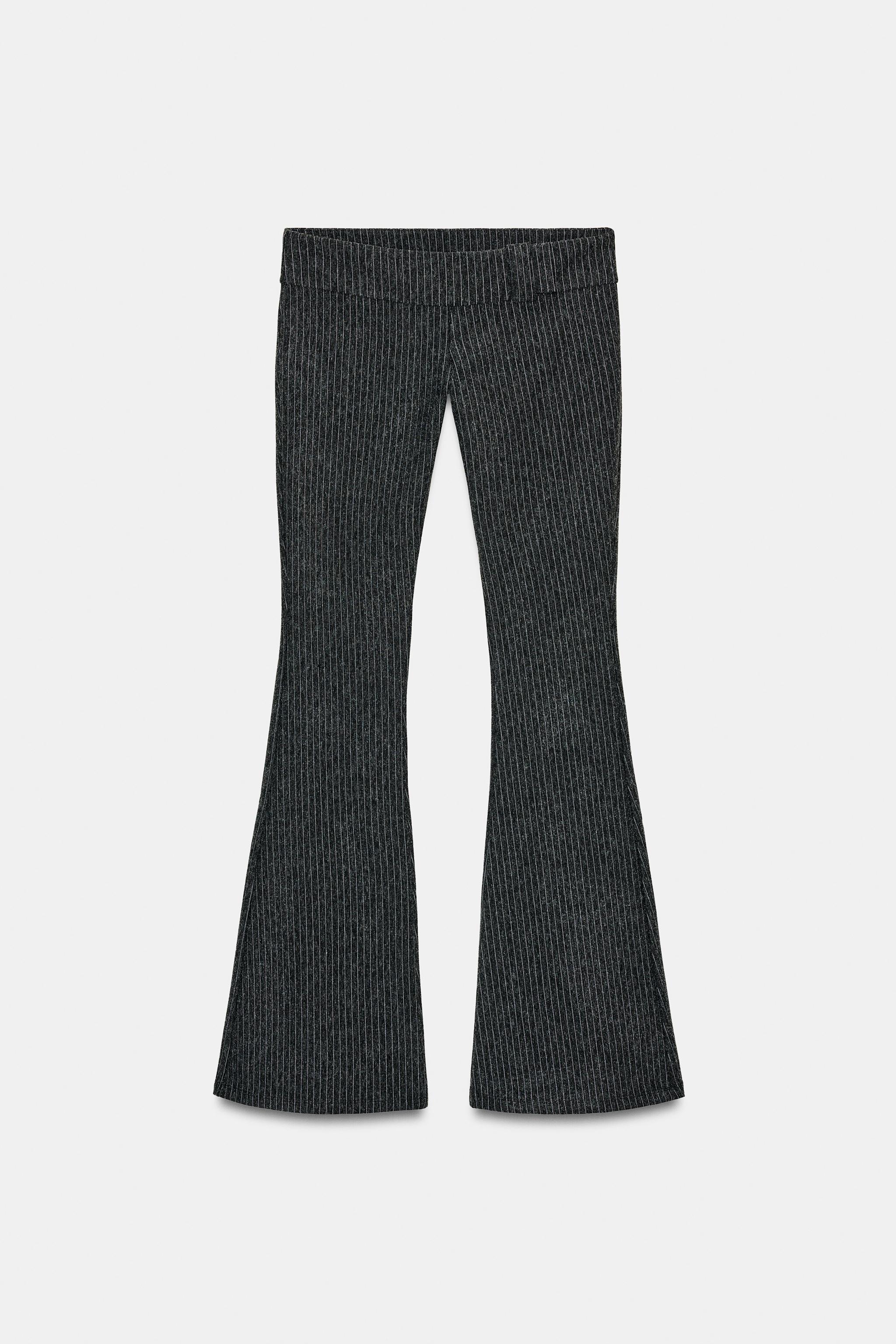 PINSTRIPE FLARE PANTS